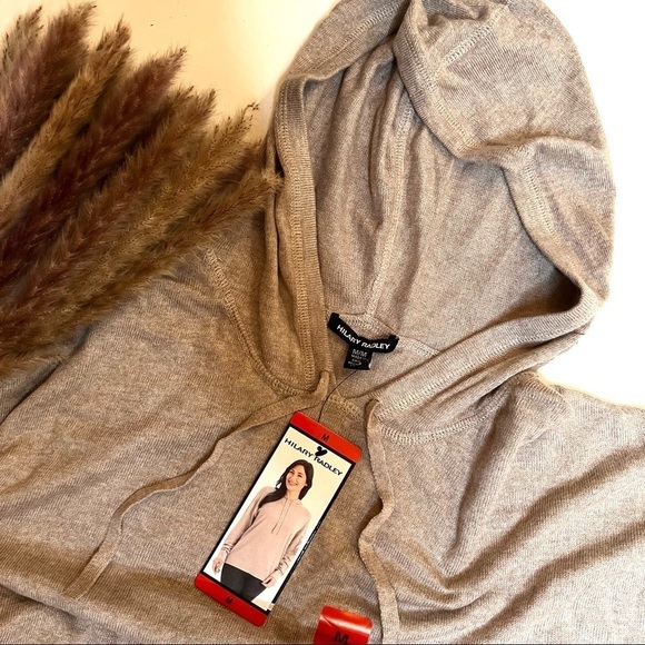 New Hilary Radley Ladies' Cozy Sweater Textured Hoodie - Picture 3 of 4